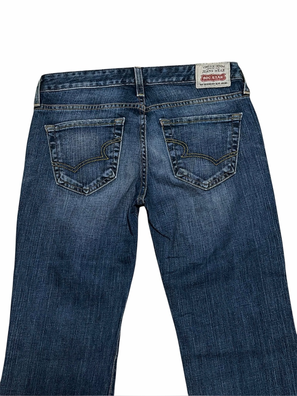 BIG STAR Vintage Y2K Low Rise Honey Flare Jeans Size 27 NWT Medium Wash - Picture 5 of 14